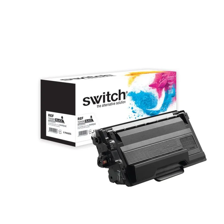 Cartouche laser compatible Brother TN3600XL - Noir - Switch