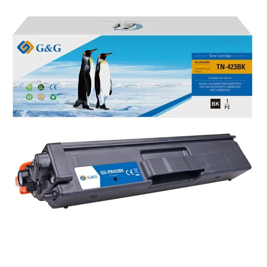 Cartouche laser compatible Brother TN423 - noir - G&G