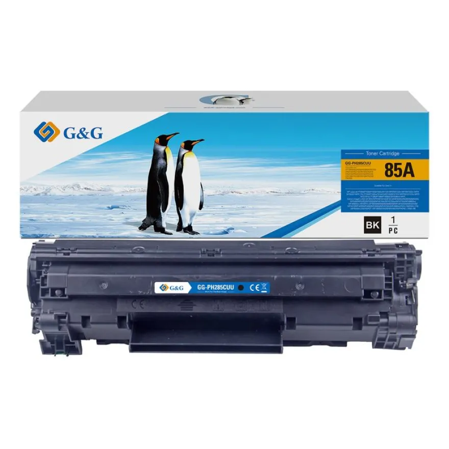Cartouche laser compatible HP 85A - noir - G&G