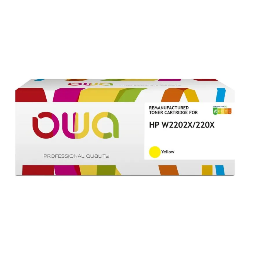 Cartouche laser compatible HP 220X - jaune - Owa