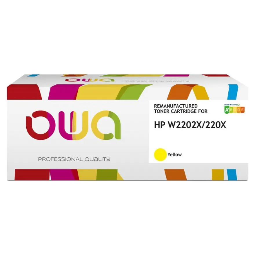 Cartouche laser compatible HP 220X - jaune - Owa