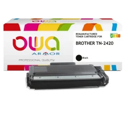 Cartouche laser remanufacturée Brother TN2420 - noir - Owa