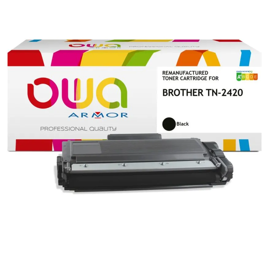 Cartouche laser remanufacturée Brother TN2420 - noir - Owa