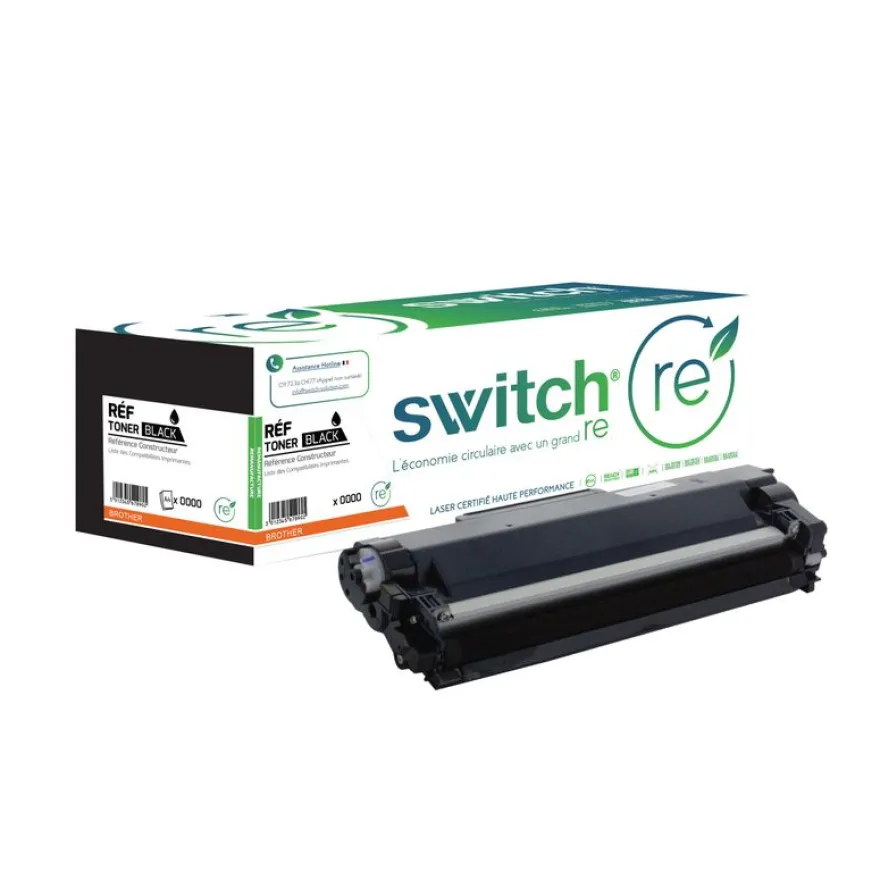 Cartouche laser remanufacturée Brother TN2420 - noir - Switch