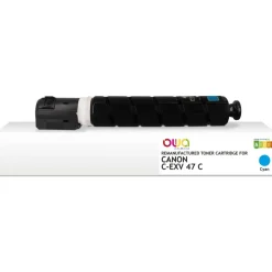 Cartouche laser remanufacturée Canon C-EXV47 - cyan - Owa