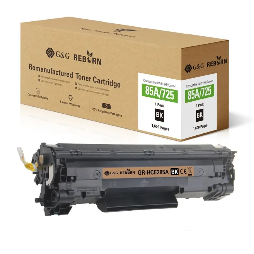 Cartouche laser remanufacturée HP 85A - noir - G&G