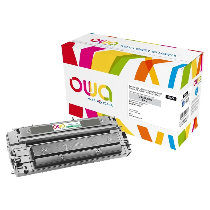 Cartouche laser remanufacturée HP 03A - noir - Owa