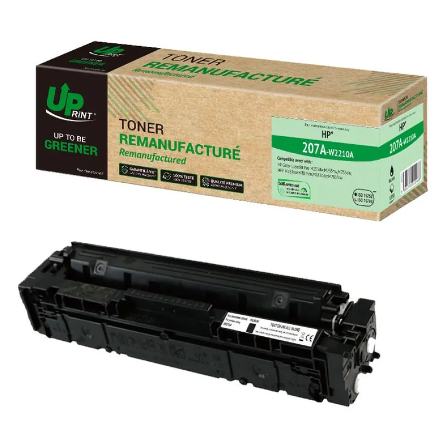 Cartouche laser remanufacturée HP 207A - noir - Uprint
