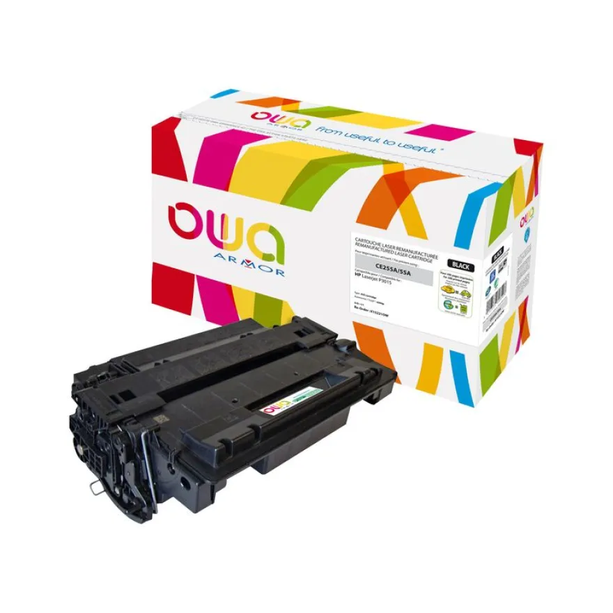 Cartouche laser remanufacturée HP 55A - noir - Owa