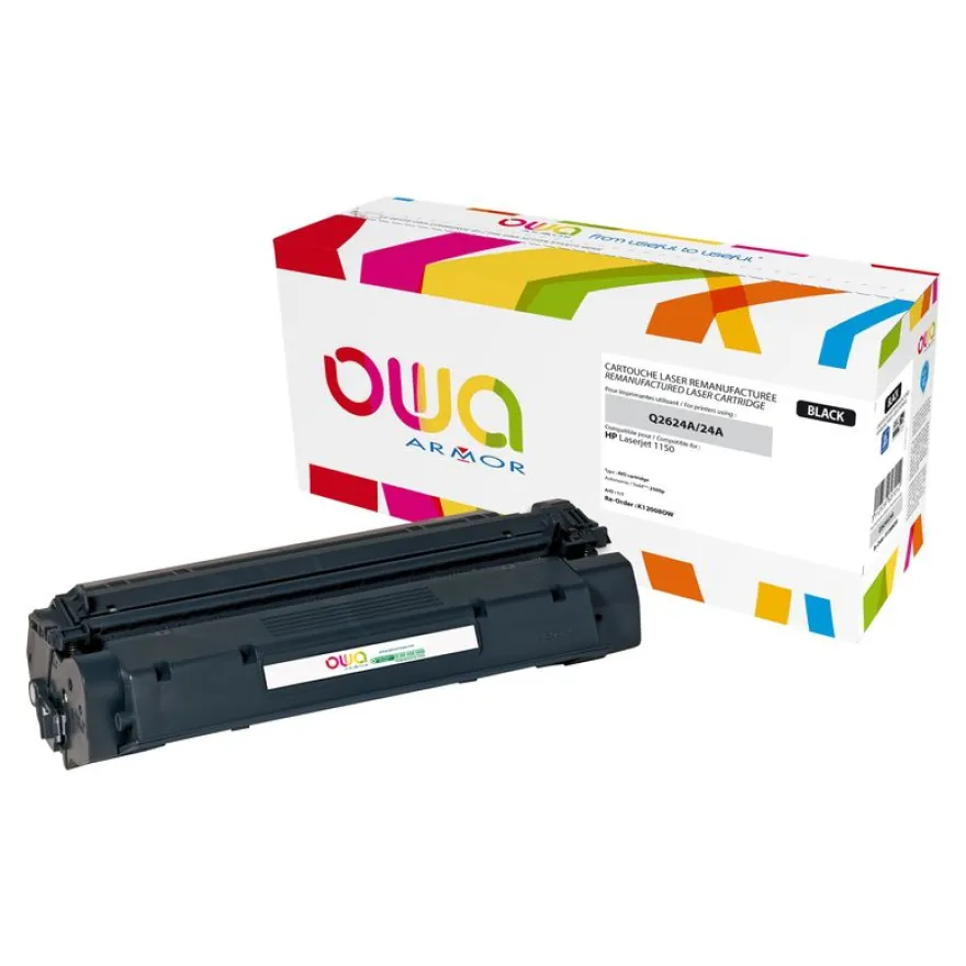 Cartouche laser remanufacturée HP 24A - noir - Owa