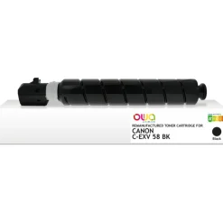 Cartouche laser remanufacturée Canon C-EXV58 - noir - Owa