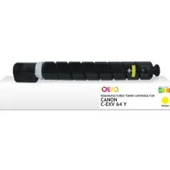 Cartouche laser remanufacturée Canon C-EXV64 - jaune - Owa