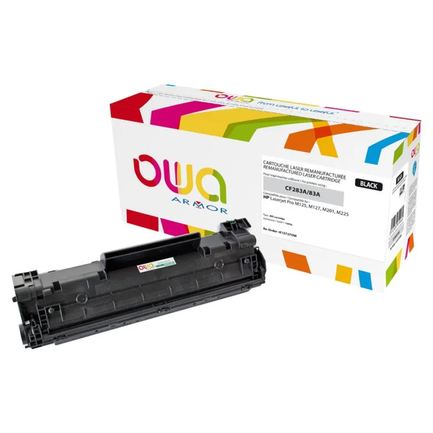 Cartouche laser remanufacturée HP 83A - noir - Owa