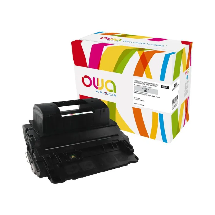Cartouche laser remanufacturée HP 81X - noir - Owa