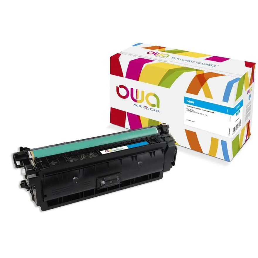 Cartouche laser remanufacturée Canon 040H - cyan - Owa