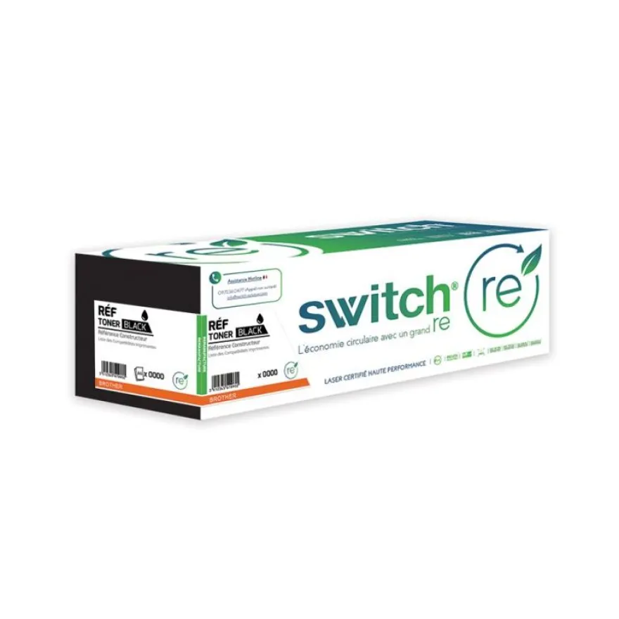 Cartouche laser remanufacturée Brother TN248XL - noir - Switch