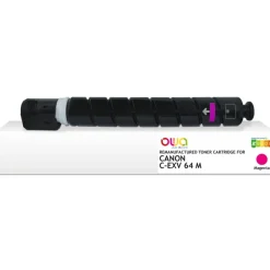 Cartouche laser remanufacturée Canon C-EXV64 - magenta - Owa