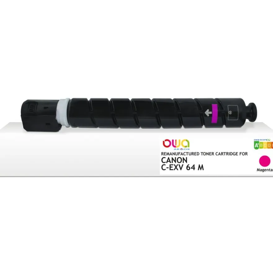 Cartouche laser remanufacturée Canon C-EXV64 - magenta - Owa