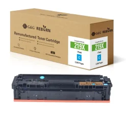 Cartouche laser remanufacturée HP 219X - cyan - G&G