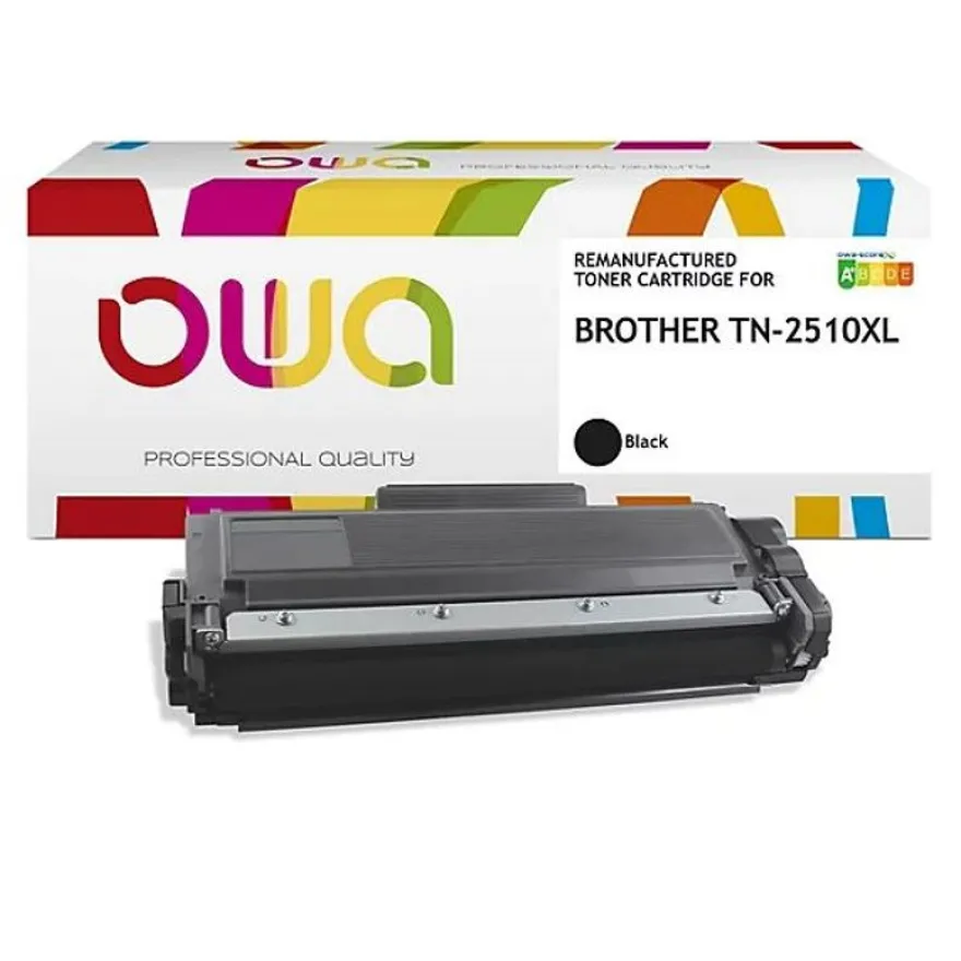 Cartouche laser remanufacturée Brother TN2510XL - noir - Owa