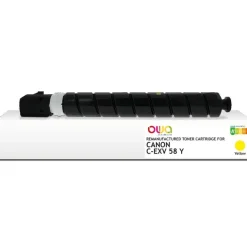 Cartouche laser remanufacturée Canon C-EXV58 - jaune - Owa