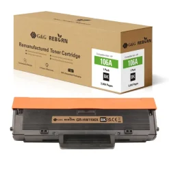 Cartouche laser remanufacturée HP 106X - noir - G&G