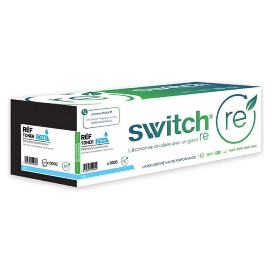 Cartouche laser remanufacturée HP 117A - cyan - Switch