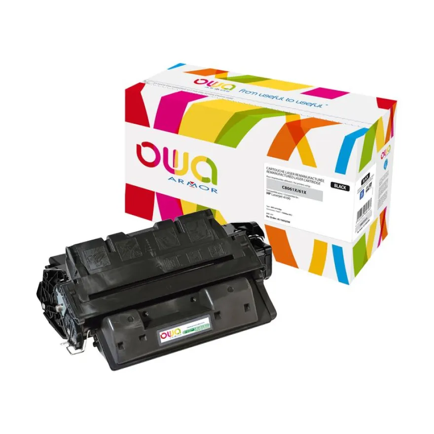 Cartouche laser remanufacturée HP 61X - noir - Owa