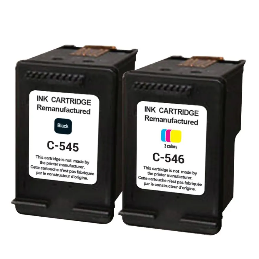 Cartouche remanufacturée Canon PG545/CL546 - noir, cyan, magenta, jaune -Uprint