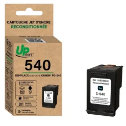 Cartouche remanufacturée Canon PG540 - noir -Uprint