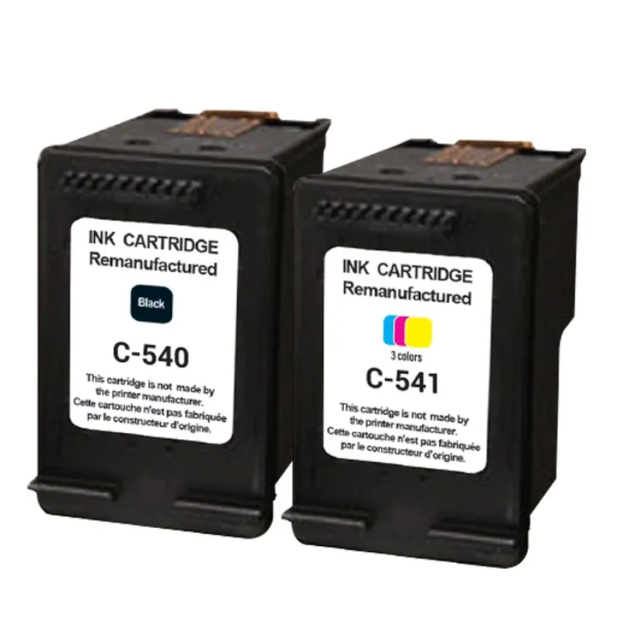 Cartouche remanufacturée Canon PG540/CL541 - noir, cyan, magenta, jaune -Uprint