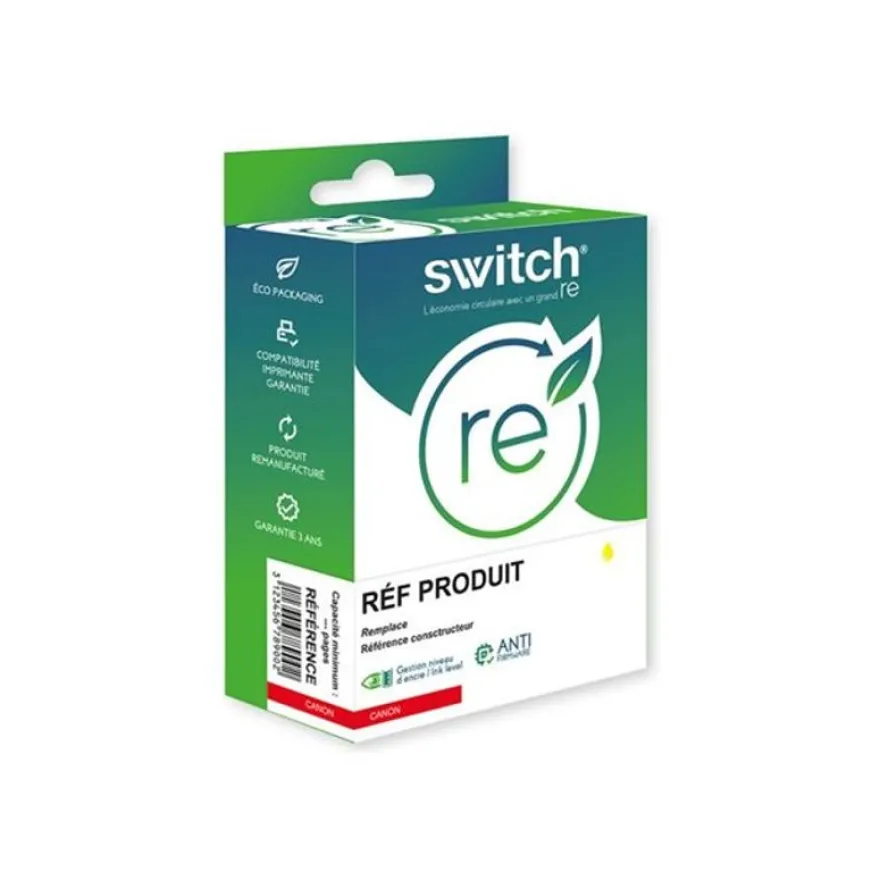 Cartouche remanufacturée Canon PGI-2500XL - jaune - Switch
