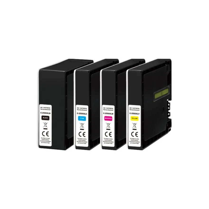 Cartouche remanufacturée Canon PGI-2500XL - Pack de 4 - noir, cyan, magenta, jaune - Uprint