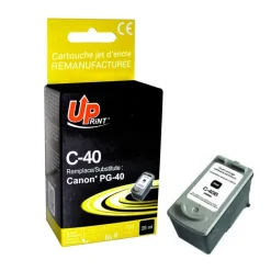 Cartouche remanufacturée Canon PG-40 - noir - Uprint