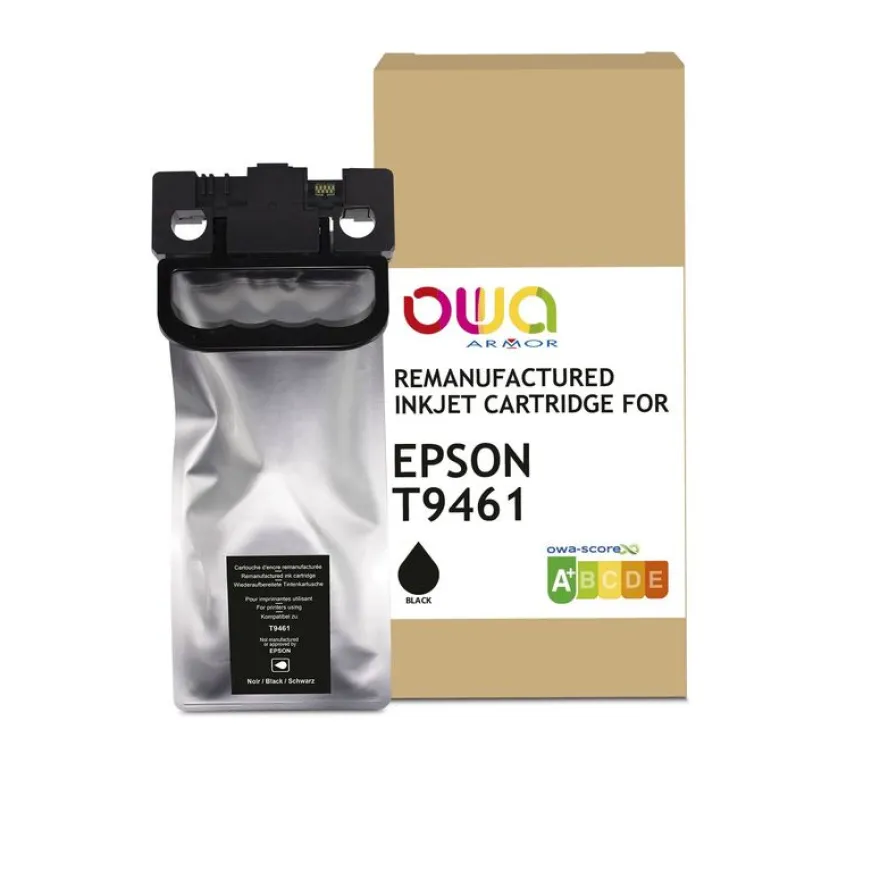 Cartouche remanufacturée Epson T9461XL - noir - Owa