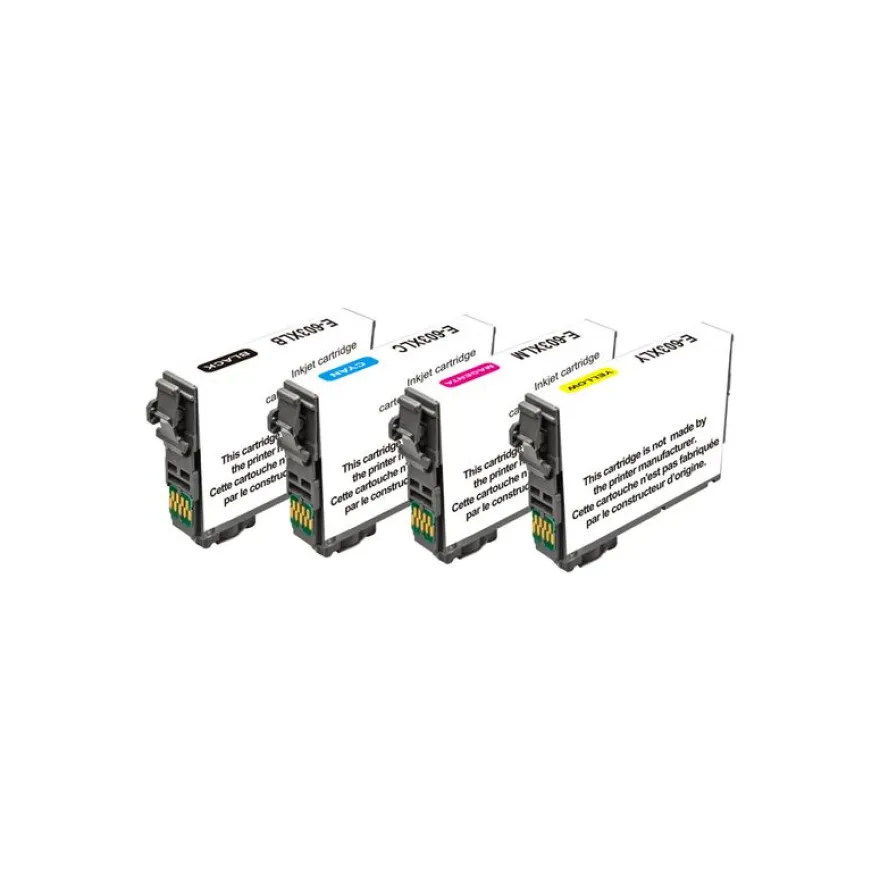 Cartouche remanufacturée Epson 603XL Etoile de mer - pack de 4 - noir, cyan, magenta, jaune - Uprint