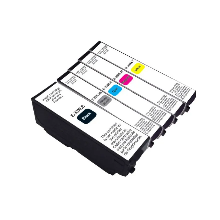 Cartouche remanufacturée Epson 33XL Orange - Pack de 5 - noir, noir photo, cyan, magenta, jaune - Uprint