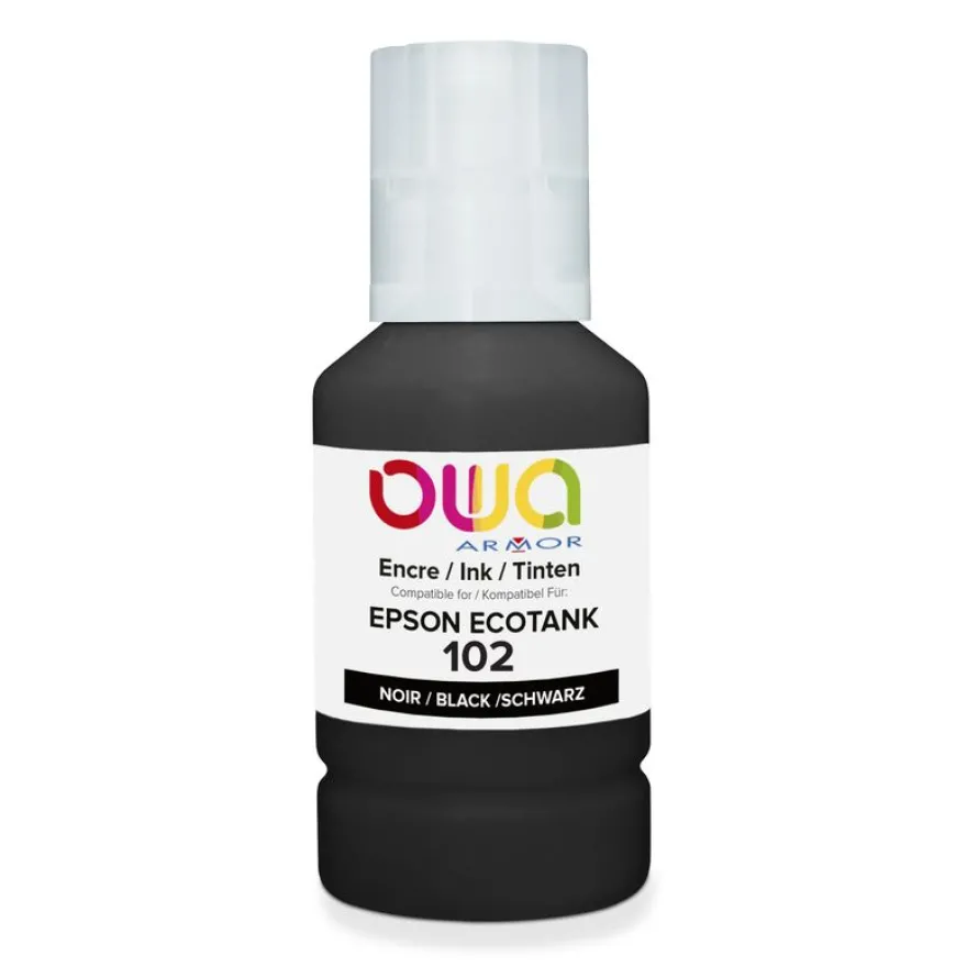 Cartouche remanufacturée Epson EcoTank 102 - noir - Owa