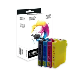 Cartouche remanufacturée Epson T0615 ourson - pack de 4 - noir, jaune, cyan, magenta - Switch
