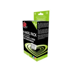 Cartouche remanufacturée HP 940XL - pack de 4 - noir, cyan, magenta, jaune - Uprint