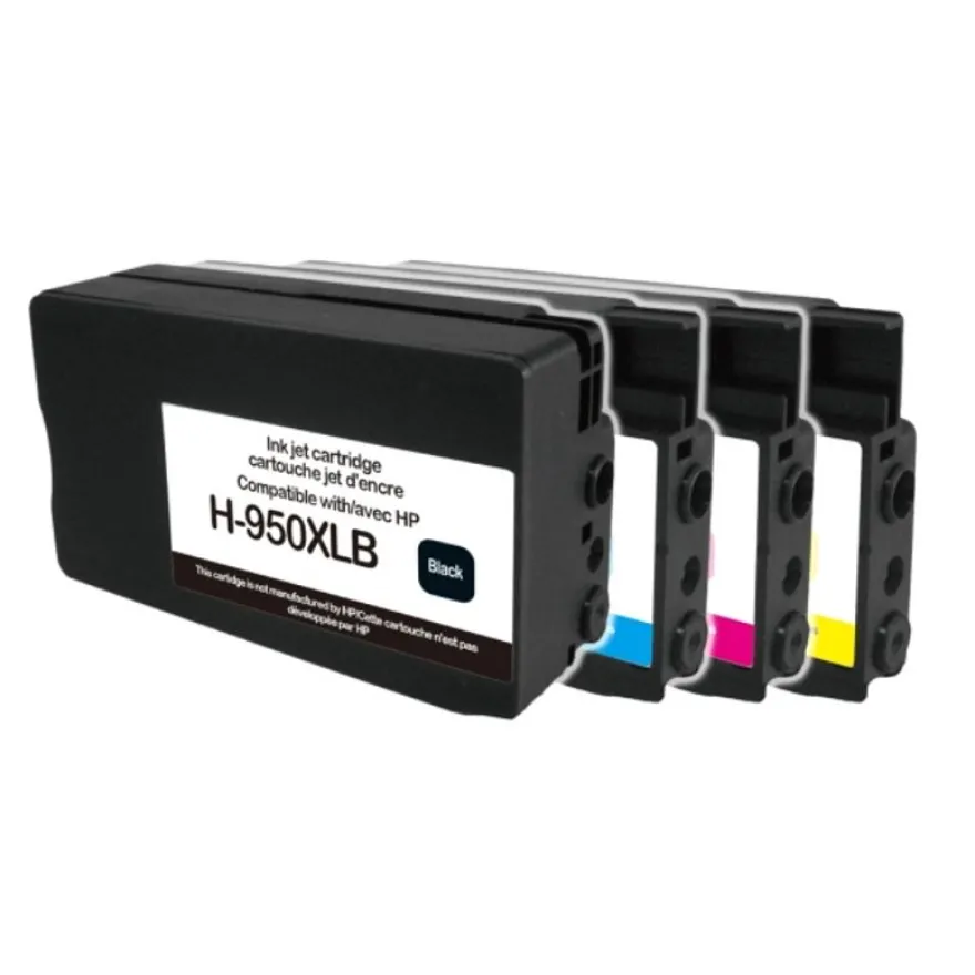 Cartouche remanufacturée HP 950XL/951XL - pack de 4 - noir, cyan, magenta, jaune - Uprint