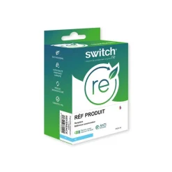 Cartouche remanufacturée HP 301XL - Pack de 2 - noir, cyan, magenta, jaune - Switch