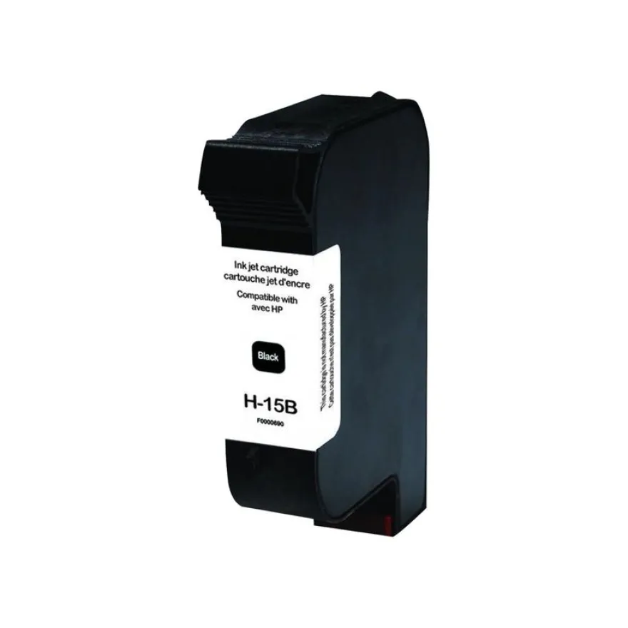 Cartouche remanufacturée HP 15 - noir - Uprint