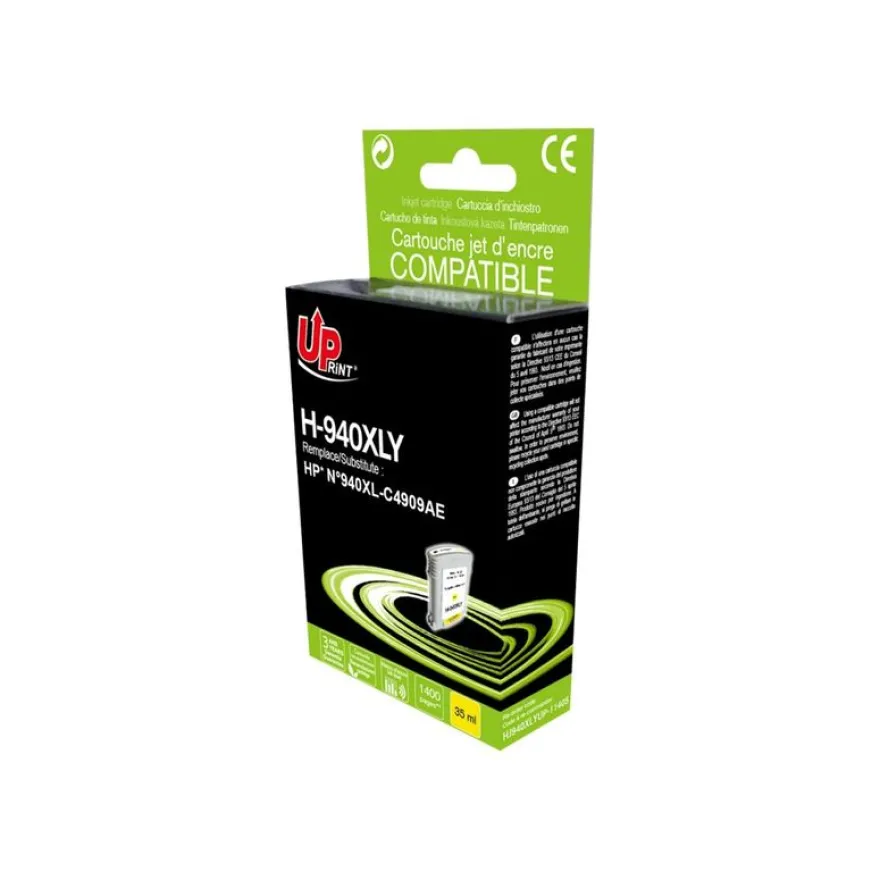 Cartouche remanufacturée HP 940XL - jaune - Uprint