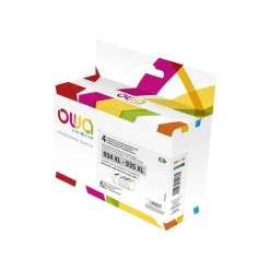 Cartouche remanufacturée HP 934XL/935XL - pack de 4 - noir, cyan, magenta, jaune - Owa