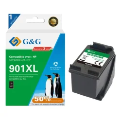 Cartouche remanufacturée HP 901 - noir - G&G