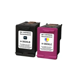 Cartouche remanufacturée HP 302XL - pack de 2 - noir, cyan, magenta, jaune - Uprint