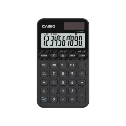 Casio SL-310YC - Calculatrice de bureau - 10 chiffres - panneau solaire, pile - noir