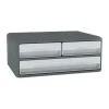 CEP MoovUp GreenSpirit - Module 2 petits tiroirs + 1 grand - gris