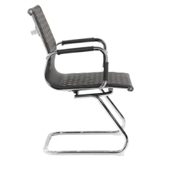 Chaise Delaware Luge - accoudoirs intégrés - noir